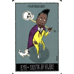 Tarot coleccion Major Arcana Blues -Tete Chumi (22 Cartas) (Numerado 1000) - Atasca Burras Ediciones